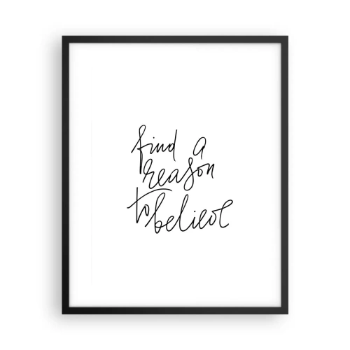 Plagát v čiernom ráme - Je to možné - 40x50 cm