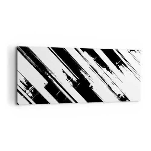 Obraz na plátne - Intenzívna a dynamická kompozícia - 100x40 cm