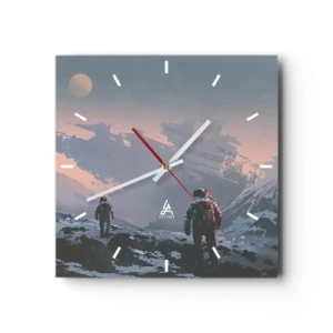 Nástenné hodiny - Pod neznámou hviezdou - 30x30 cm
