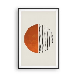 Plagát v čiernom ráme - V japonskej atmosfére - 61x91 cm