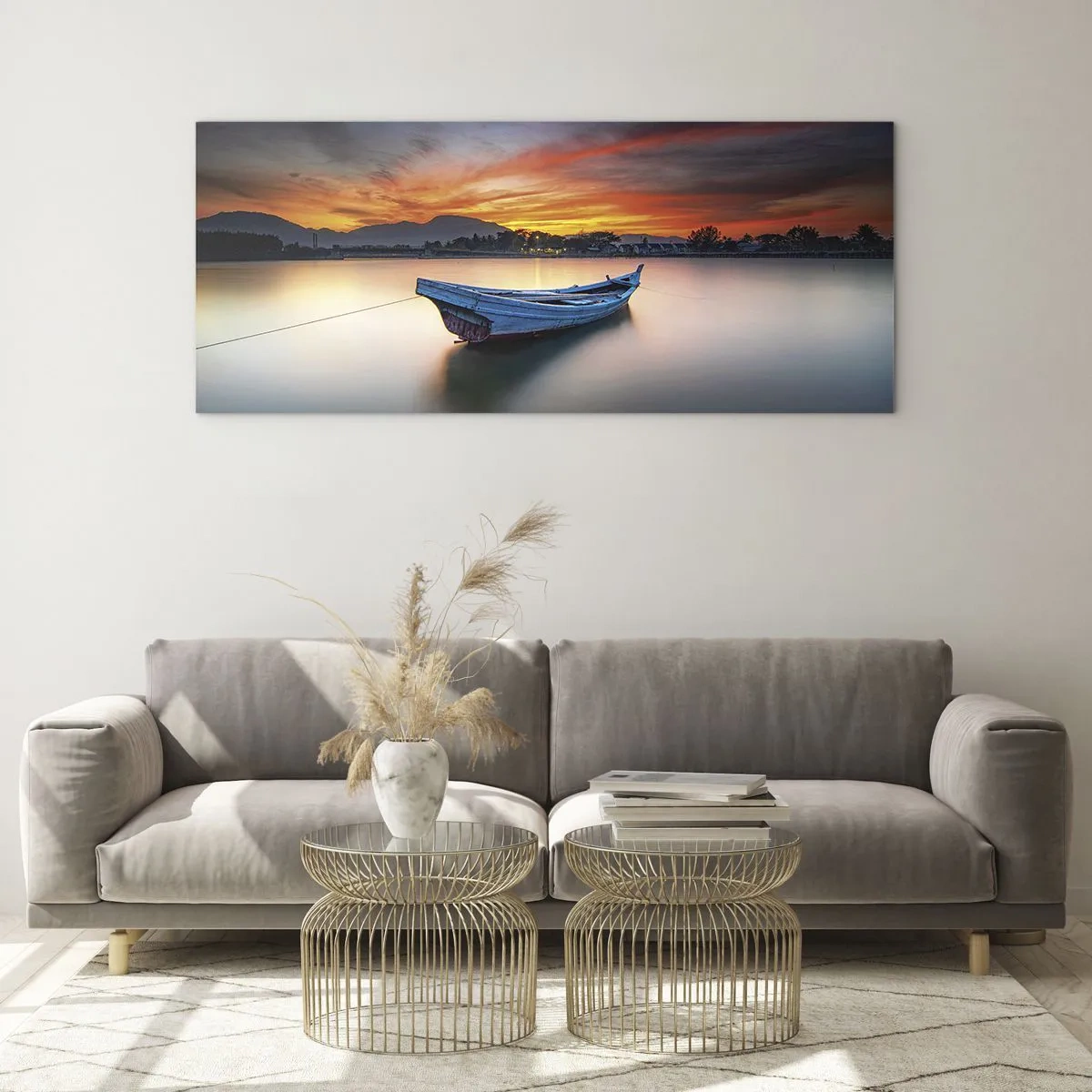 Obraz na skle - Blíži sa dobrá noc - 100x40 cm