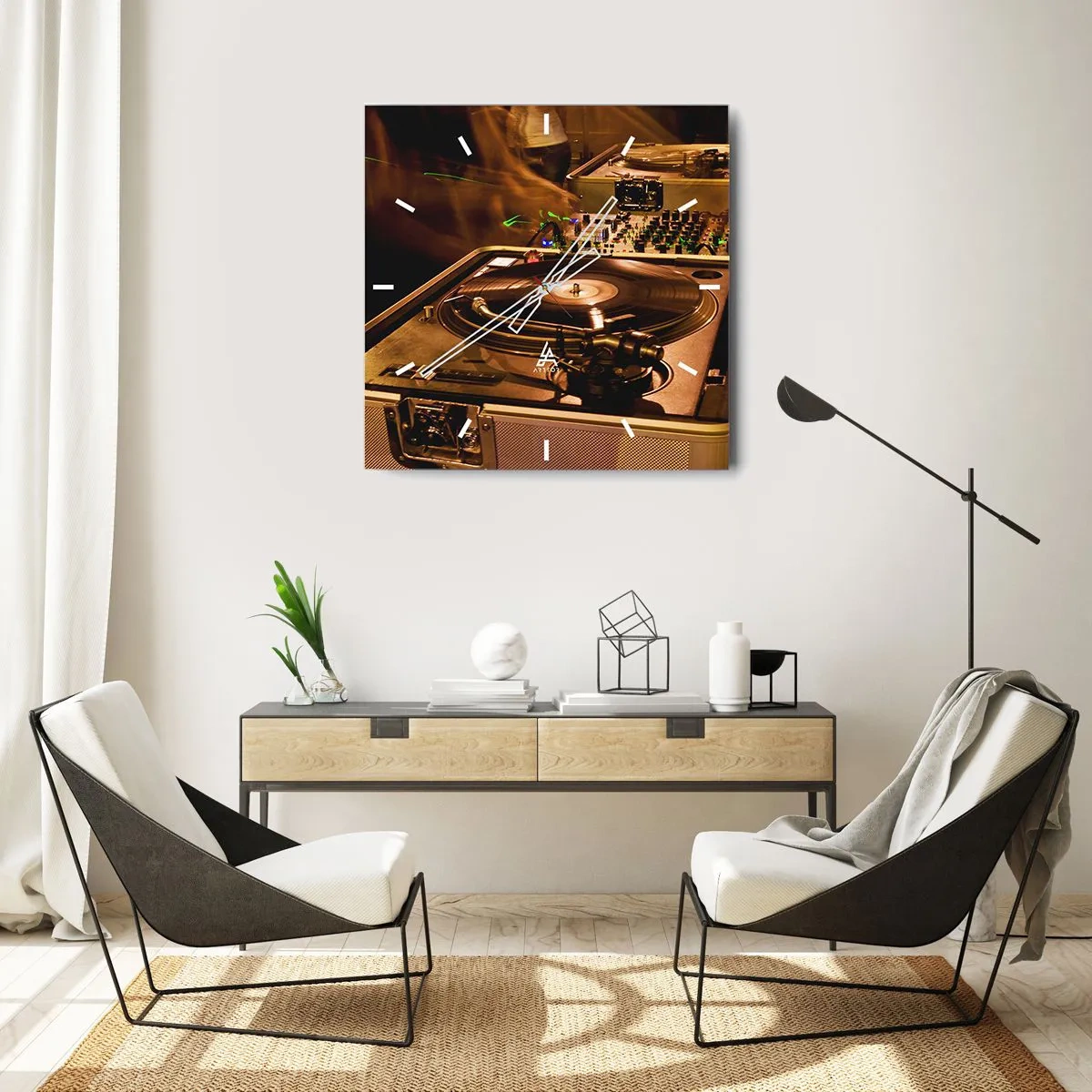 Nástenné hodiny - Cítiš tú silu? - 40x40 cm