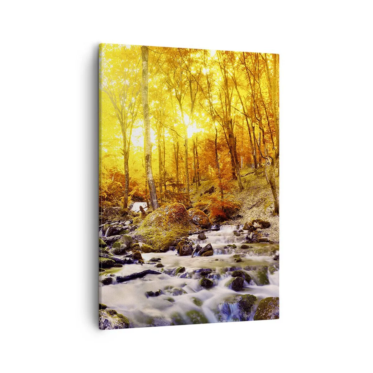 Obraz na plátne - Kamene zasadené do zlata a platiny - 50x70 cm