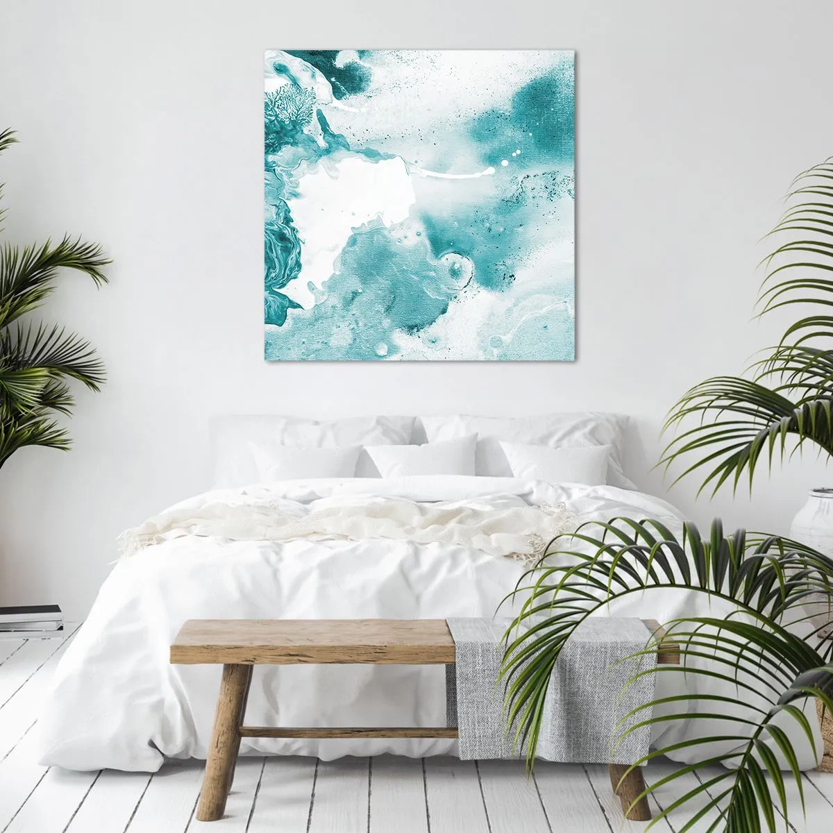 Obraz na plátne - Povodie modrej - 50x50 cm