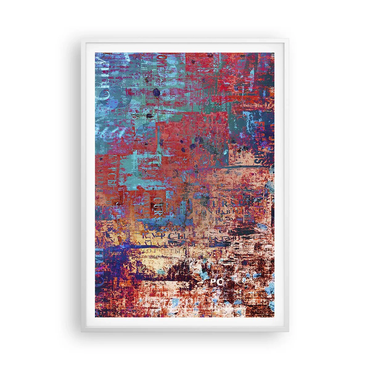 Plagát v bielom ráme - Pamäť a zabudnutie - 70x100 cm