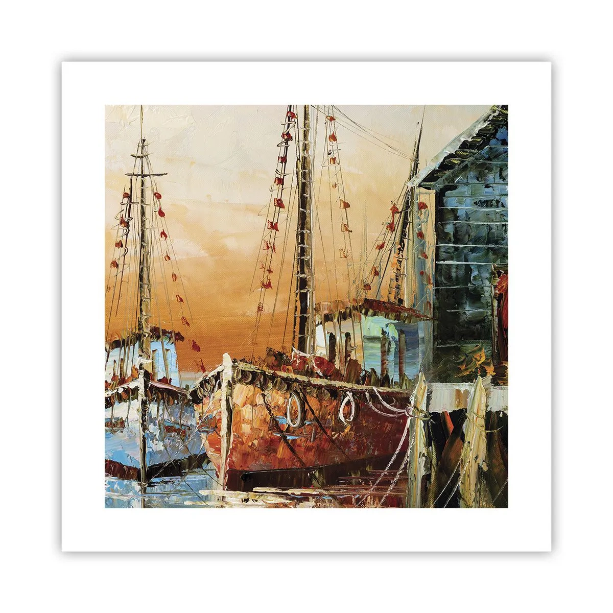 Plagát - Pokojný návrat - 40x40 cm