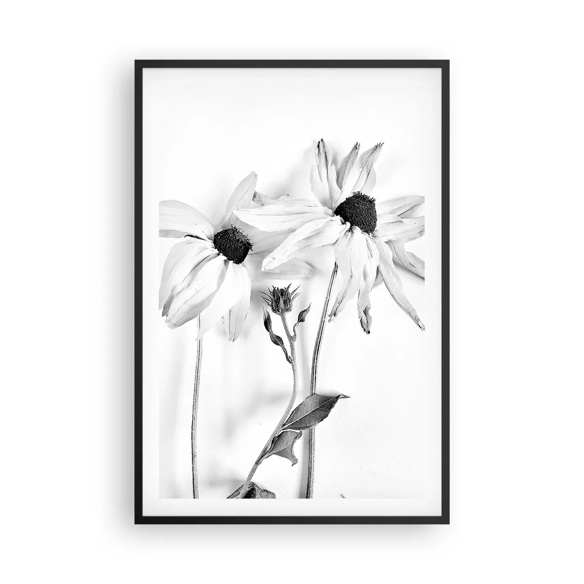 Plagát v čiernom ráme - Nikto nechce byť sám - 61x91 cm