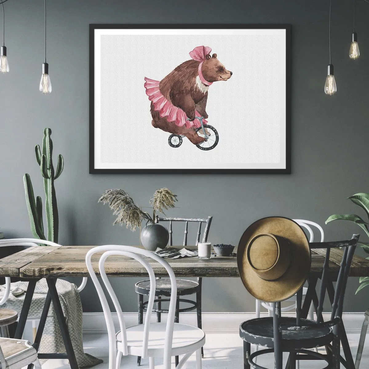 Plagát v čiernom ráme - To je ale cirkus! - 70x50 cm