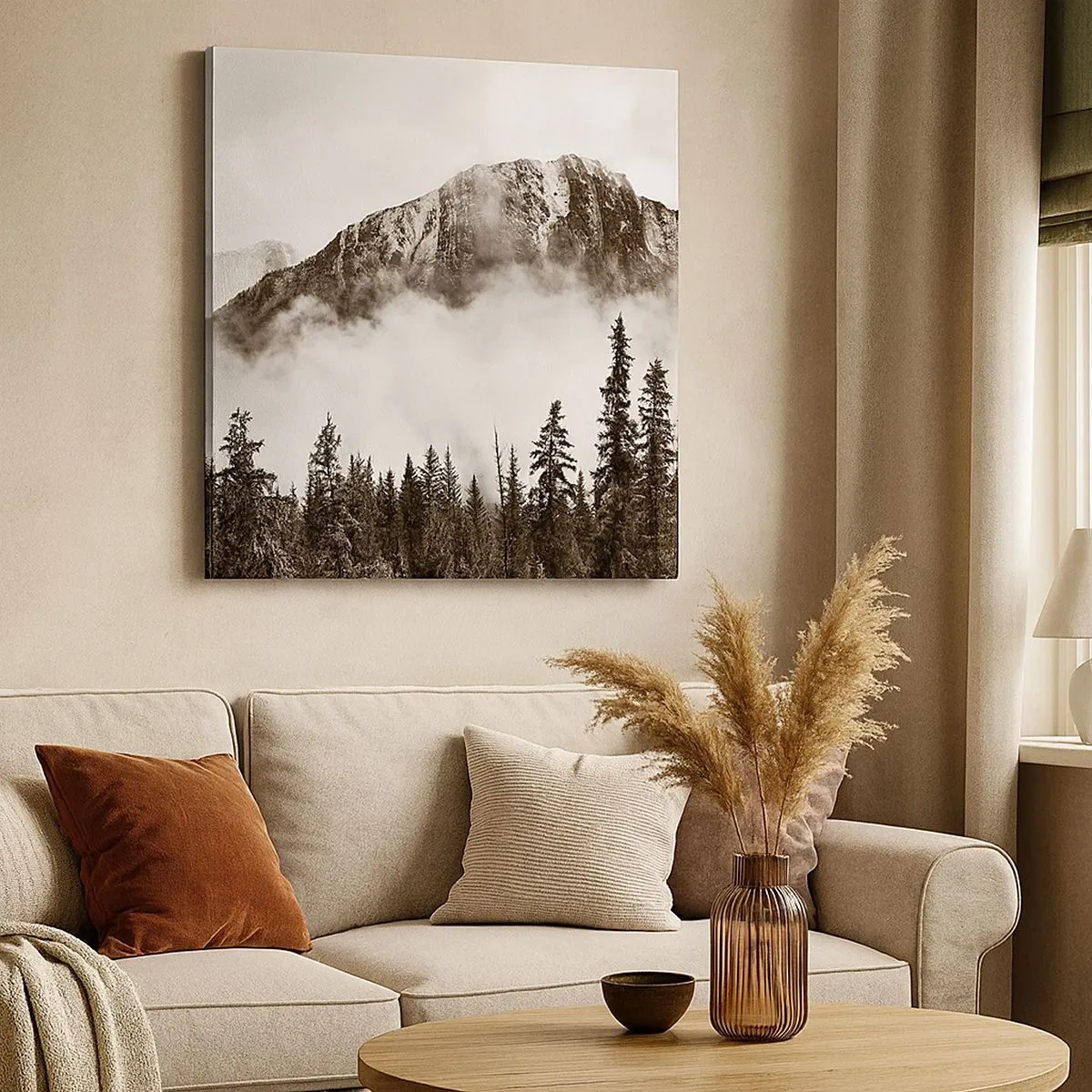 Obraz na plátne - Žulový panovník - 30x30 cm