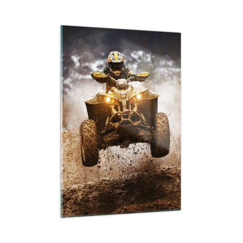 Obraz na skle - No risk no fun - 50x70 cm