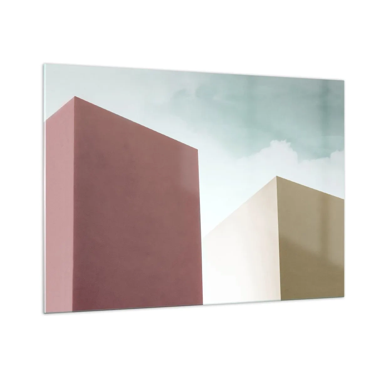 Obraz na skle - Geometria slnečného leta - 100x70 cm