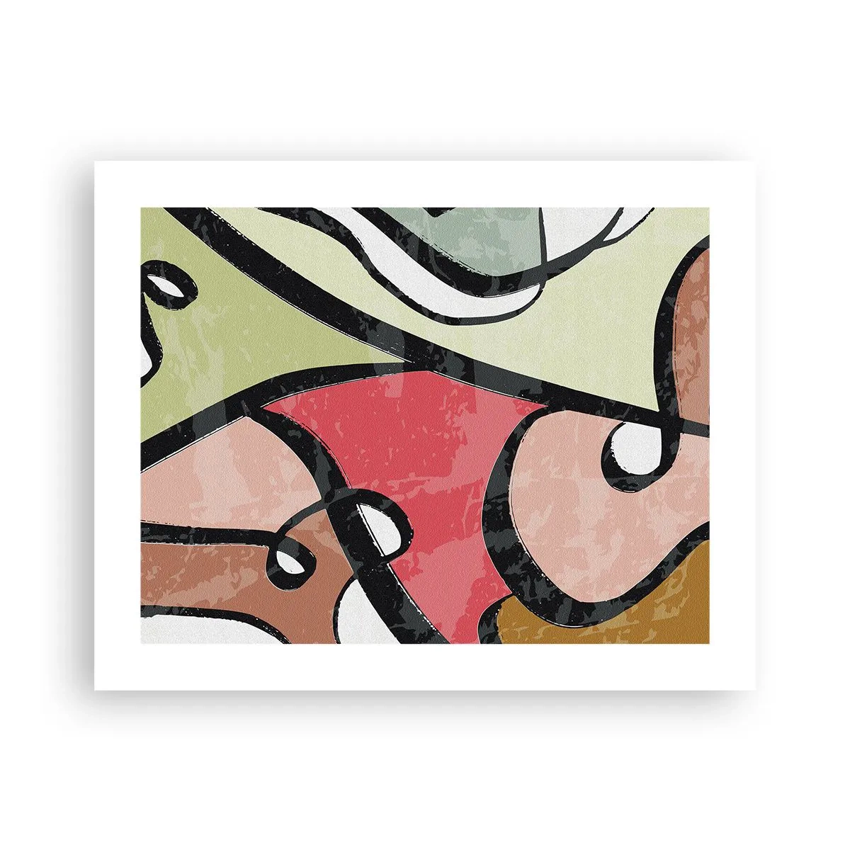 Plagát - Piruety uprostred farieb - 50x40 cm