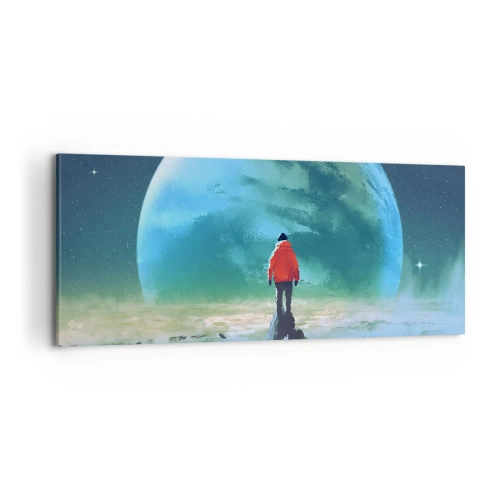 Obraz na plátne - Objaviteľ novej krajiny - 100x40 cm