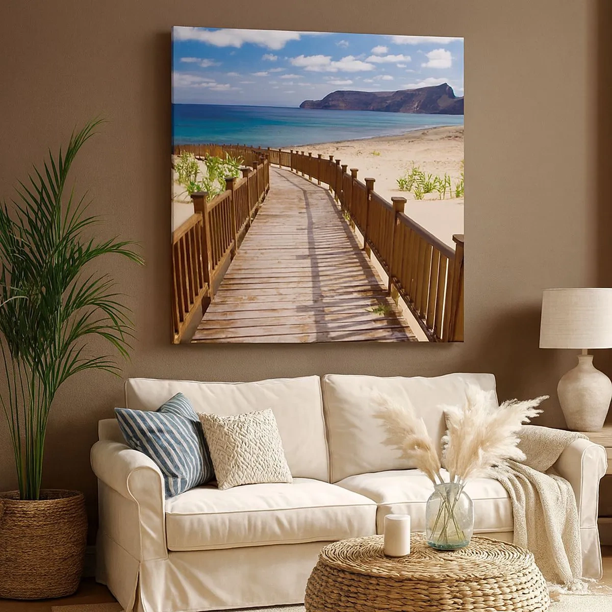 Obraz na plátne - Vezmi ma na šťastné ostrovy - 30x30 cm