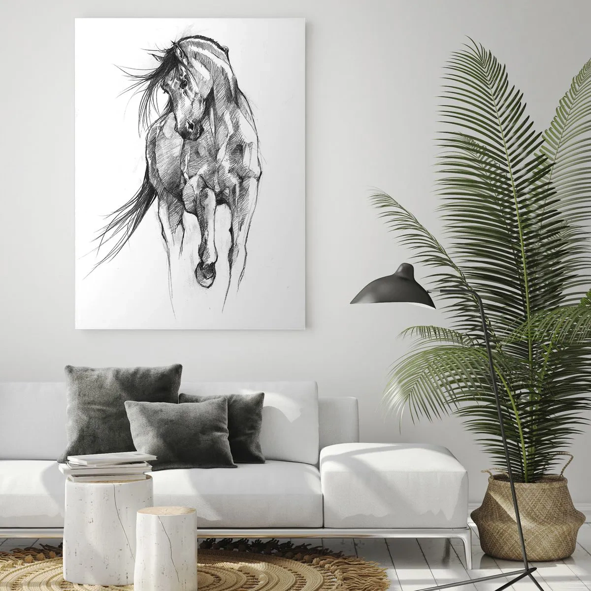 Obraz na skle - V ladnom kluse - 50x70 cm