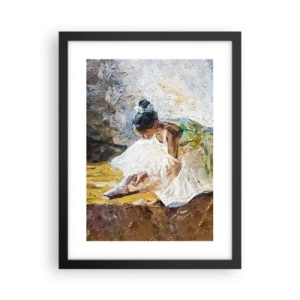 Plagát v čiernom ráme - Z Degasovho obrazu - 30x40 cm
