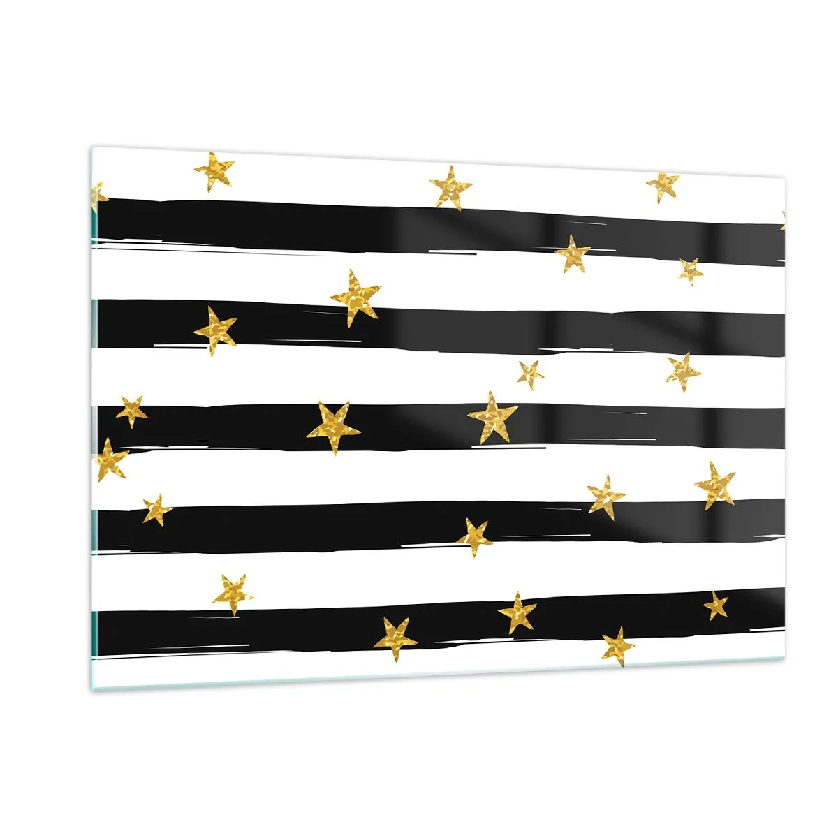 Obraz na skle - Všetci sme sa narodili pod šťastnou hviezdou - 120x80 cm