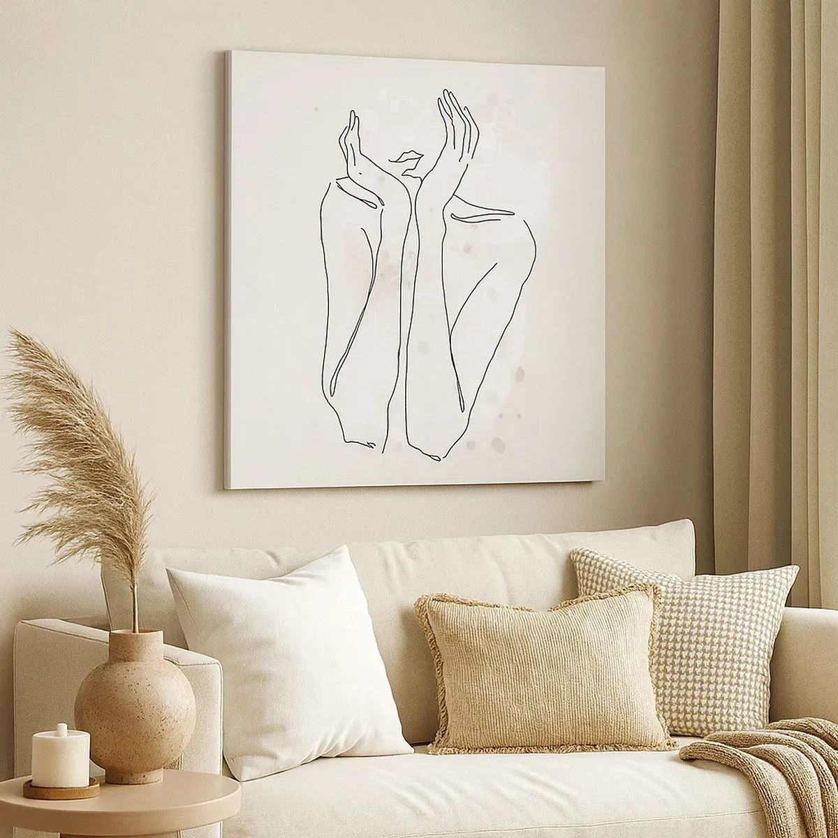 Obraz na plátne - Zasnený okamih - 30x30 cm