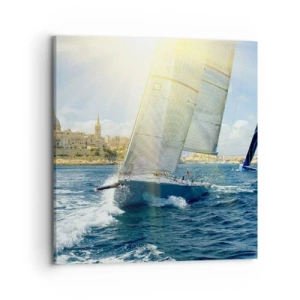 Obraz na plátne - Čas odísť z mesta - 70x70 cm