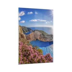 Obraz na skle - Moje veľké grécke prázdniny - 80x120 cm