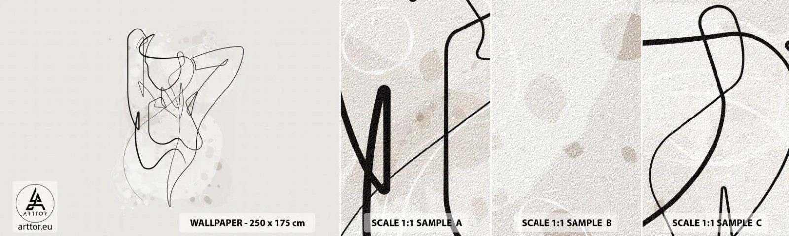 Vzorka samolepiacej fototapety Deluxe Sticker - Umenie zvádzania - Žena, Grafika, Kus - 100x30 cm