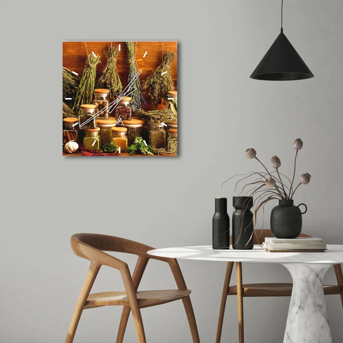 Nástenné hodiny - Kuchynské kúzla - 40x40 cm