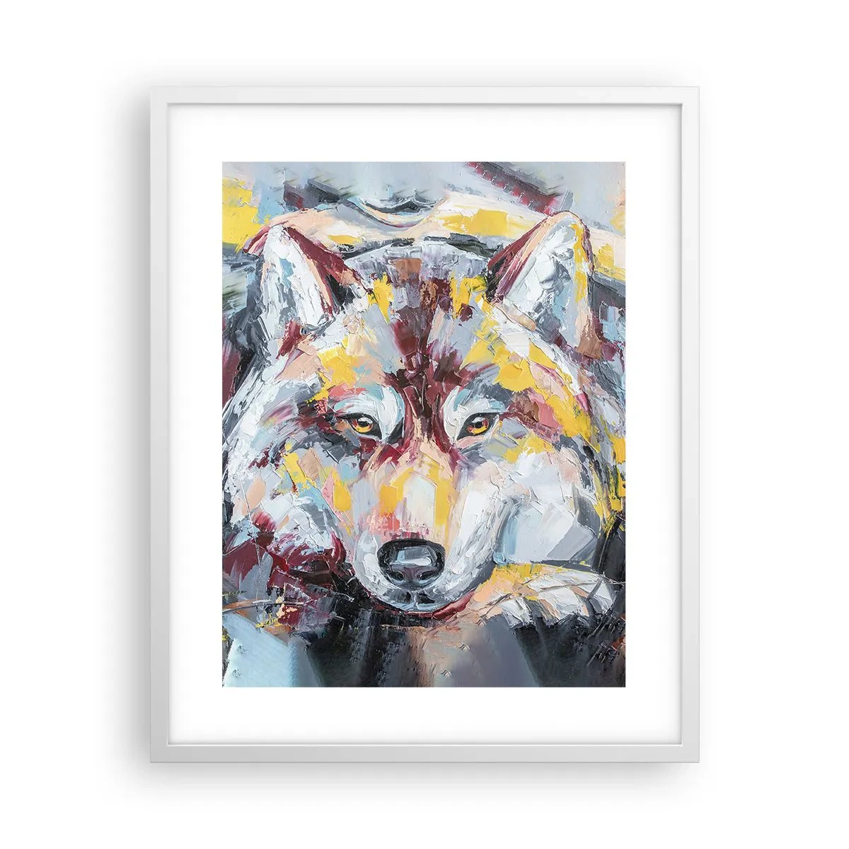 Plagát v bielom ráme - Pokoj medzi blízkymi - 40x50 cm