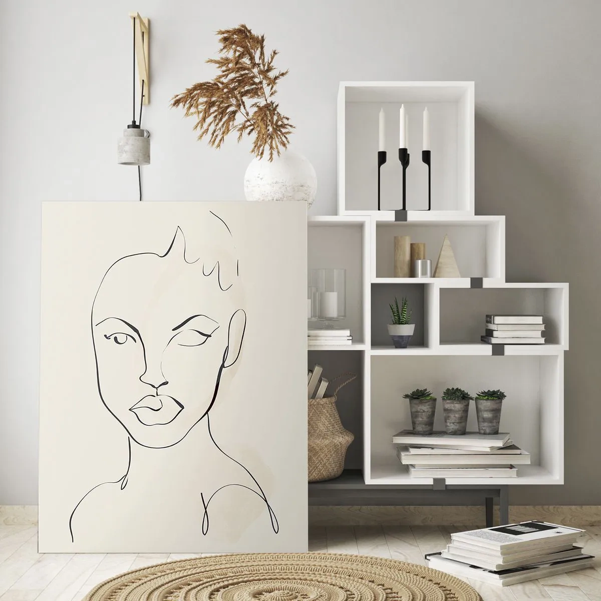 Obraz na skle - Obrys zmyselnosti - 80x120 cm