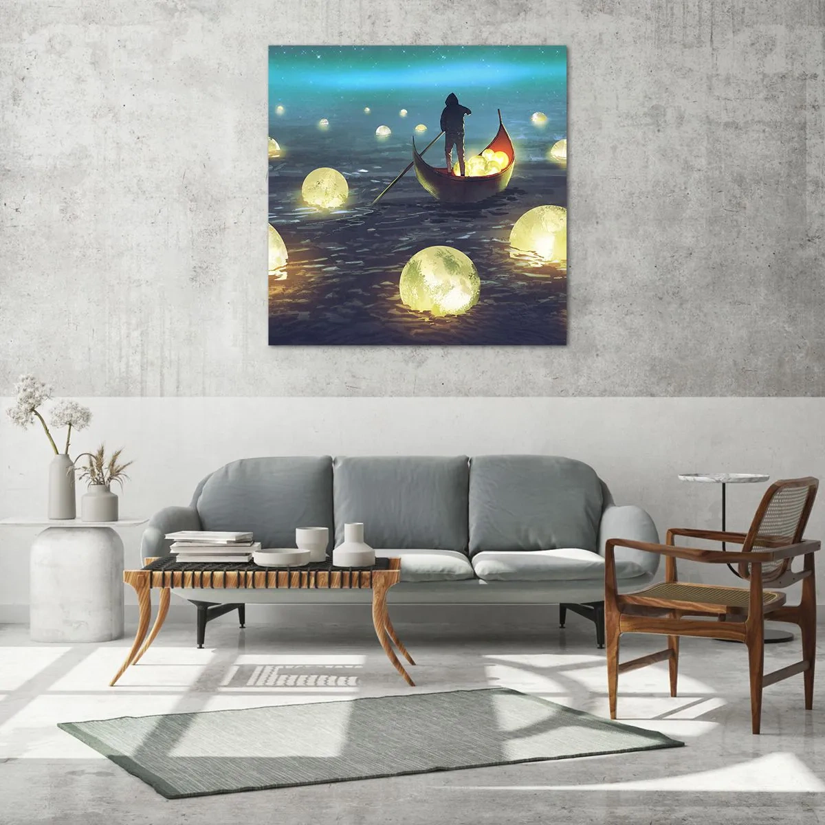 Obraz na skle - Veci, o ktorých sa filozofom nezdá - 30x30 cm