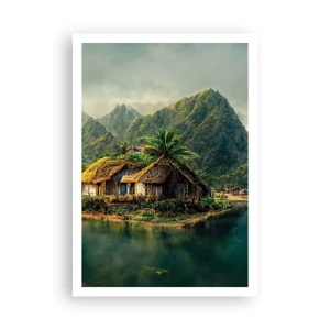 Plagát - Tropický raj - 70x100 cm