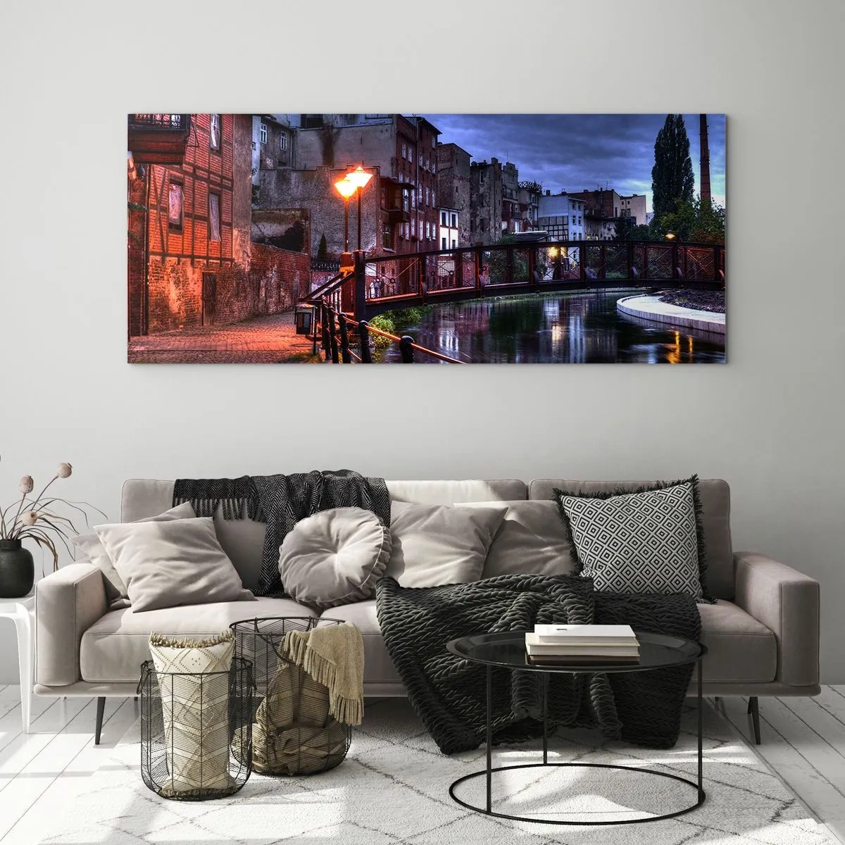 Obraz na skle - Takú Bydgoszcz si nepoznal - 100x40 cm