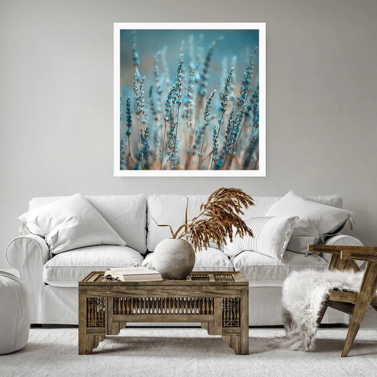 Plagát - Voňavý lán - 50x50 cm