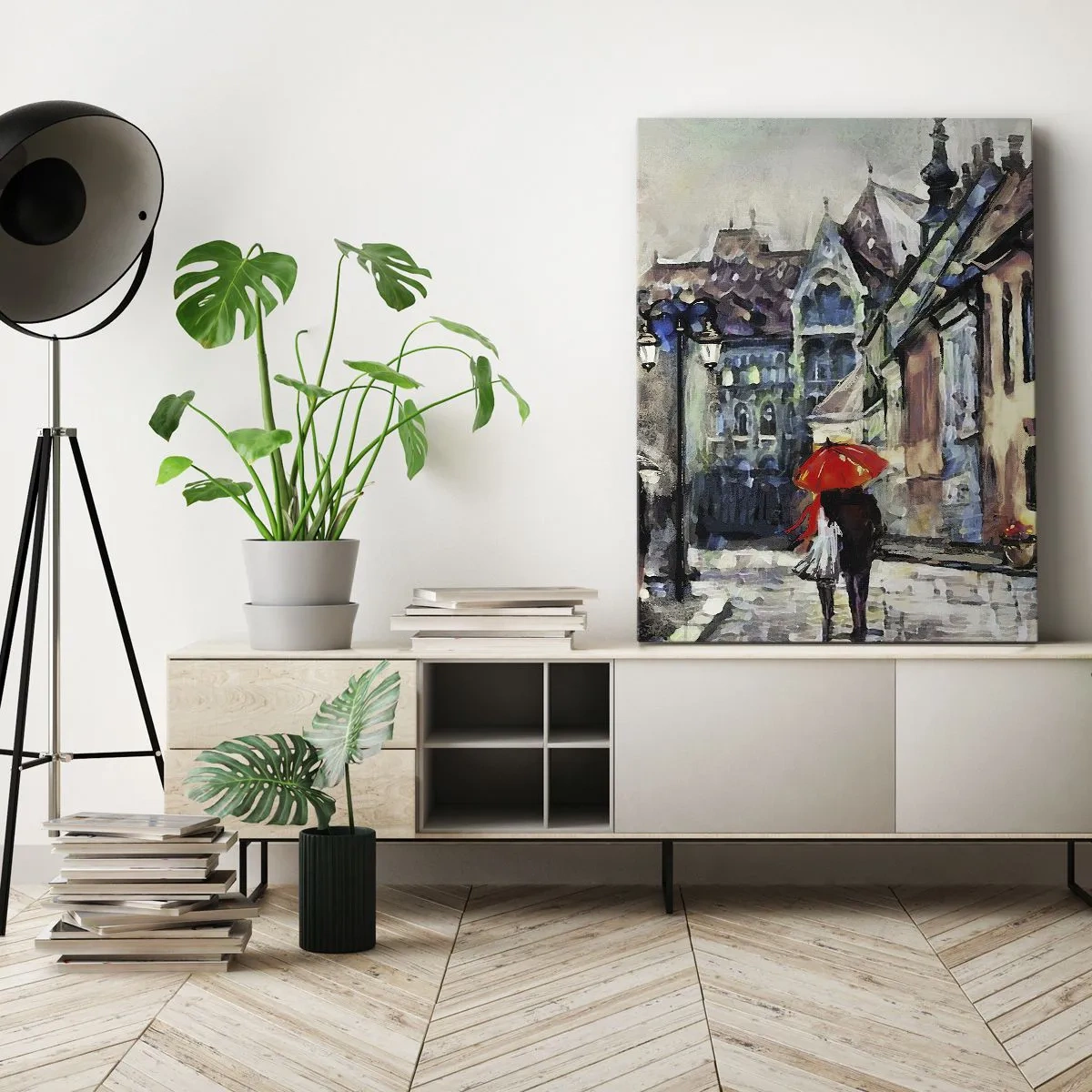 Obraz na plátne - Dážď pre dvoch - 50x70 cm