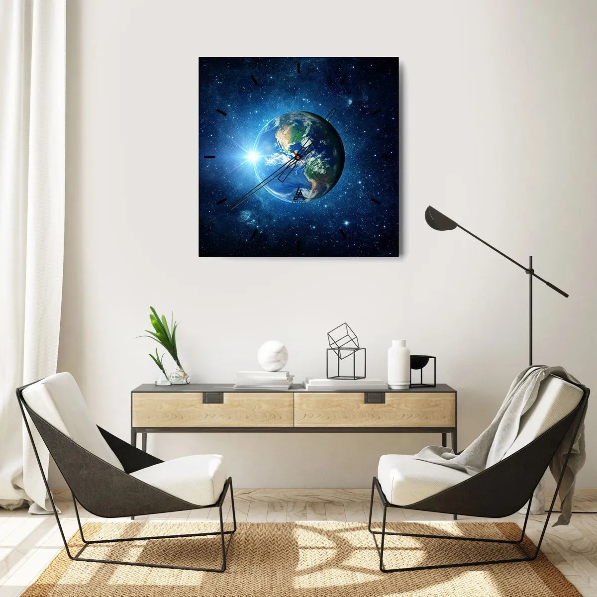 Nástenné hodiny - Sme v nebi - 40x40 cm