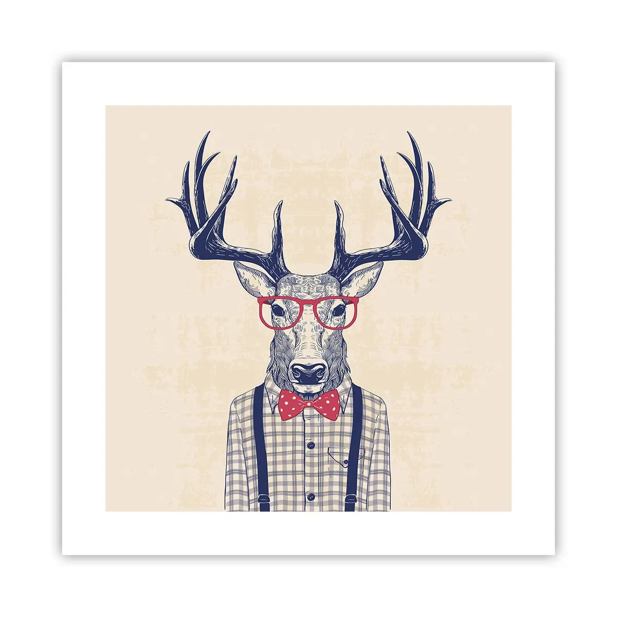 Plagát - Zábavná extravagancia - 40x40 cm