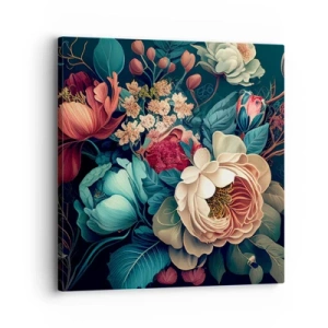 Obraz na plátne - Pôvab 19. storočia - 30x30 cm