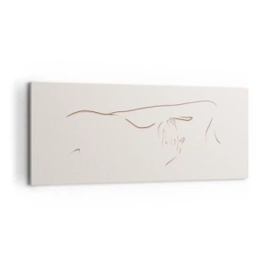 Obraz na plátne - Tvar túžby - 100x40 cm