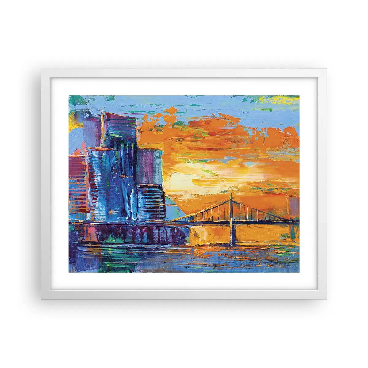 Plagát v bielom ráme - Kultúra a príroda - 50x40 cm