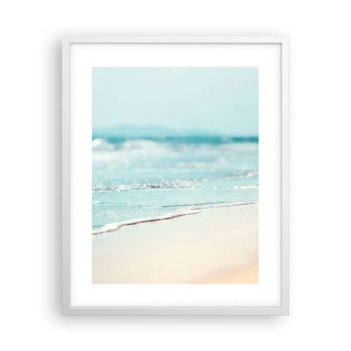 Plagát v bielom ráme - Teplo a hluk - 40x50 cm