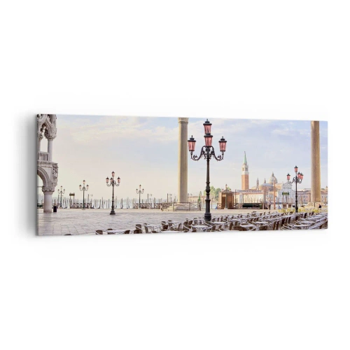 Obraz na plátne - Pozývame, všetko pripravené - 140x50 cm