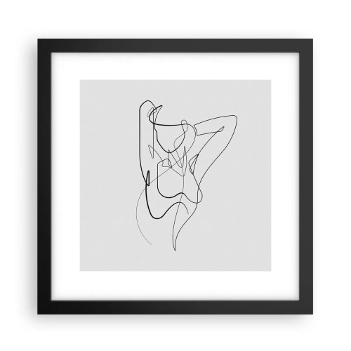 Plagát v čiernom ráme - Ty si záhada… - 30x30 cm