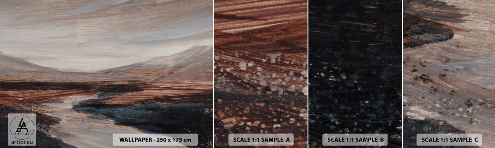 Vzorka Fototapeta Standard Eco - Pokojné údolie - Krajina, Krajina, Kus - 100x30 cm