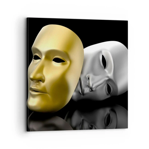 Obraz na plátne - Život je divadlo - 70x70 cm