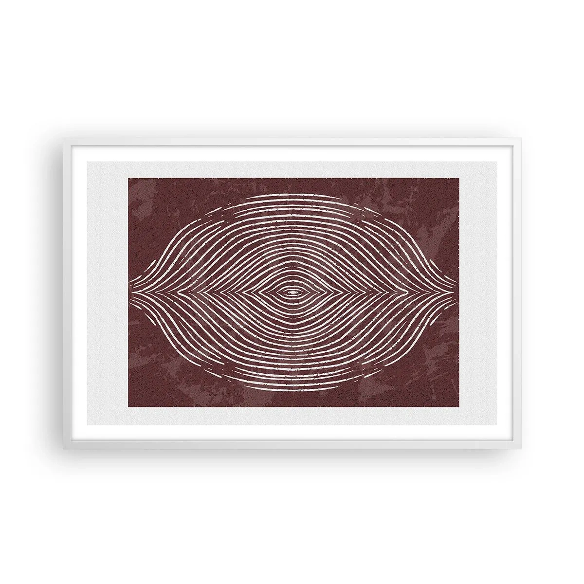 Plagát v bielom ráme - Priestor hovorí - 91x61 cm