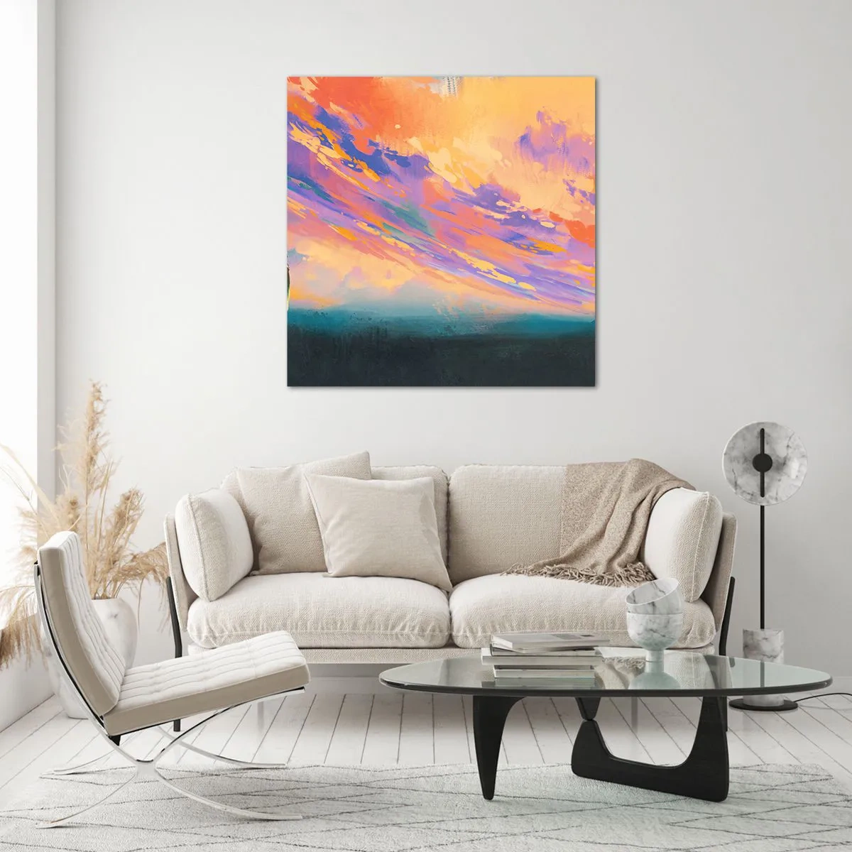 Obraz na skle - Sila príťažlivosti - 30x30 cm