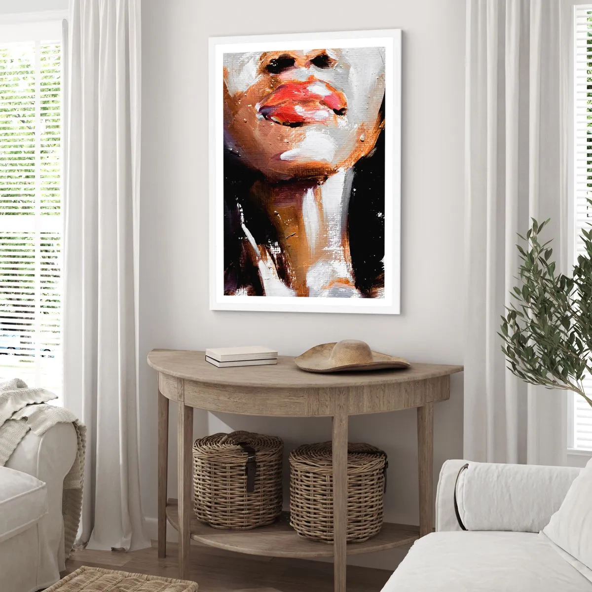 Plagát v bielom ráme - Hrdosť bez predsudkov - 70x100 cm