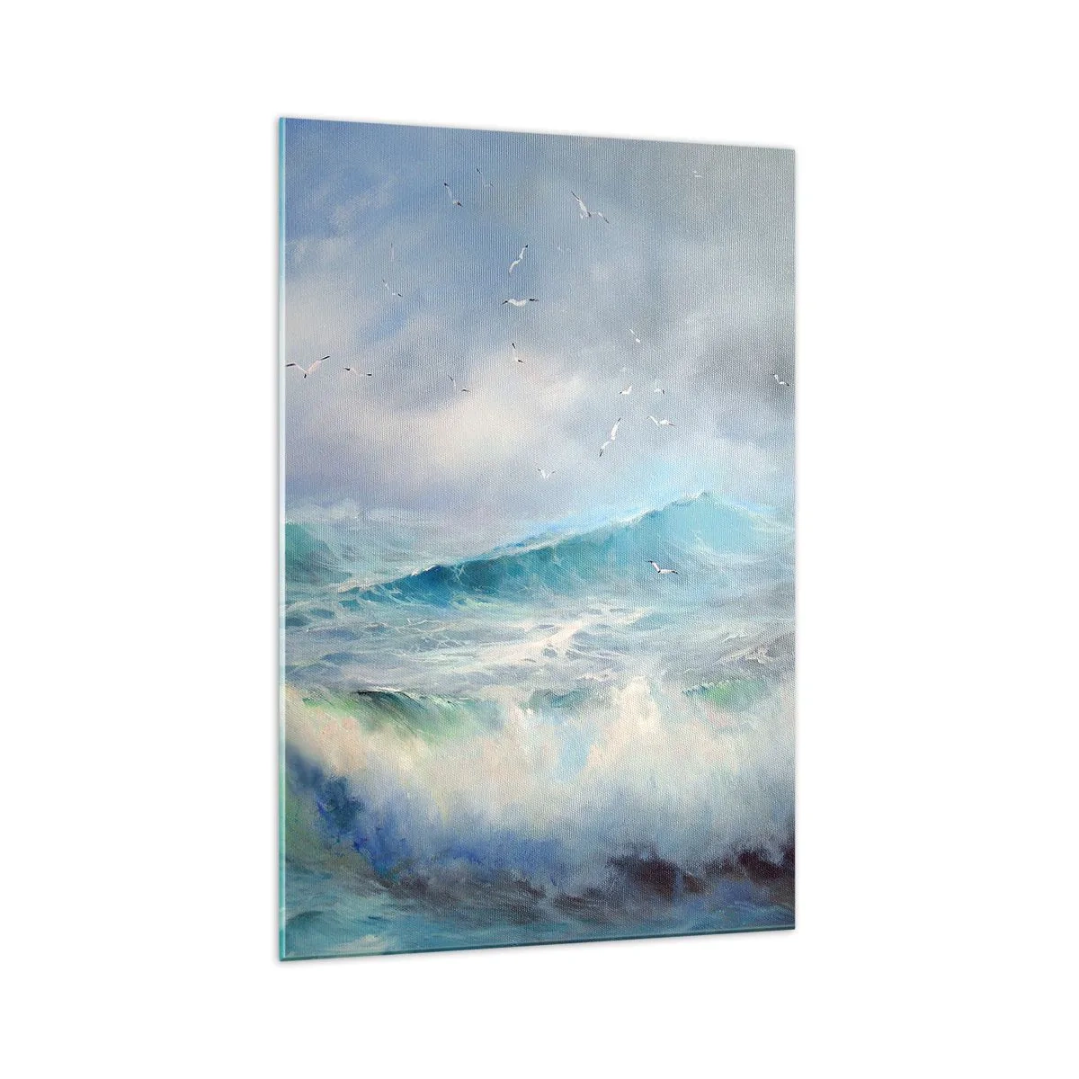 Obraz na skle - „Víchrica zavyla triumfálne…“ - 70x100 cm