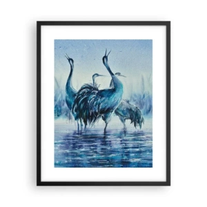 Plagát v čiernom ráme - Ranné stretnutie - 40x50 cm