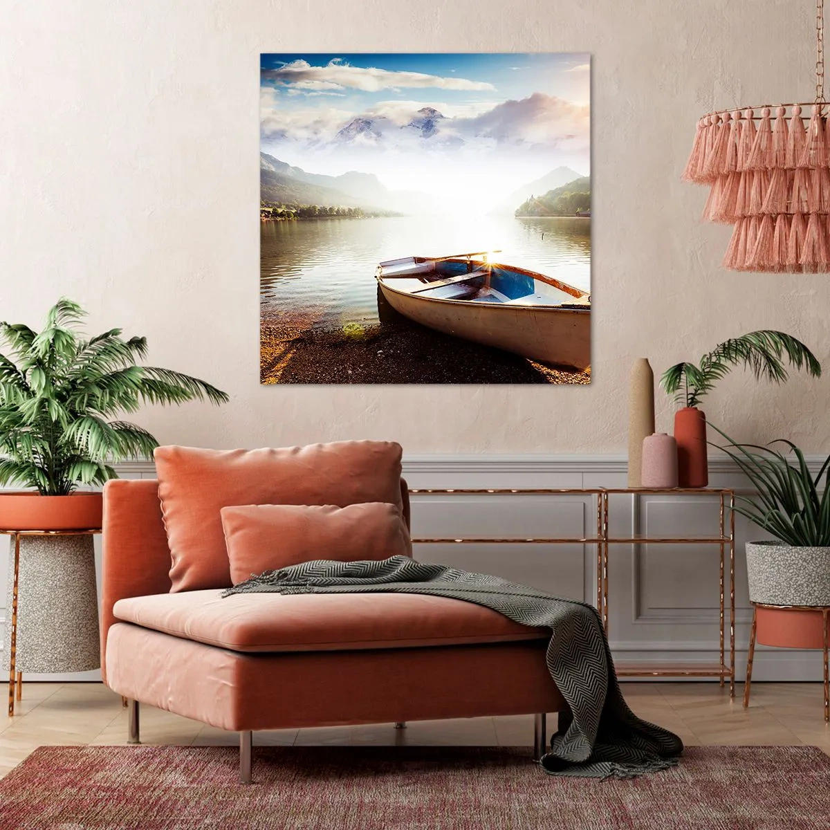 Obraz na plátne - Pri veľkej a čistej vode - 70x70 cm