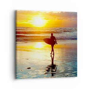 Obraz na plátne - Návrat bojovníka - 30x30 cm